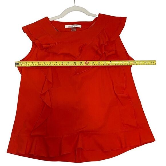 𝅺bianca Nygard Red Ruffled Top - Picture 8 of 8